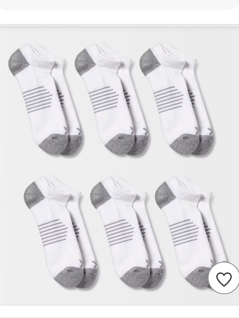 2 - 6-Pack Men's Low-Cut Performance Socks - Extended Sizes 12-15